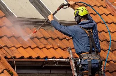 Démoussage et hydrofuge de toiture à Roquecor